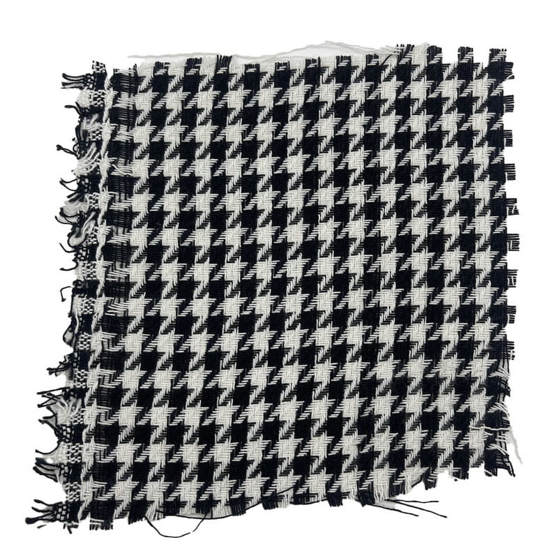 100 پارچه پلی استر Houndstooth Fine بافت بافته شده برای پوشاک 2138