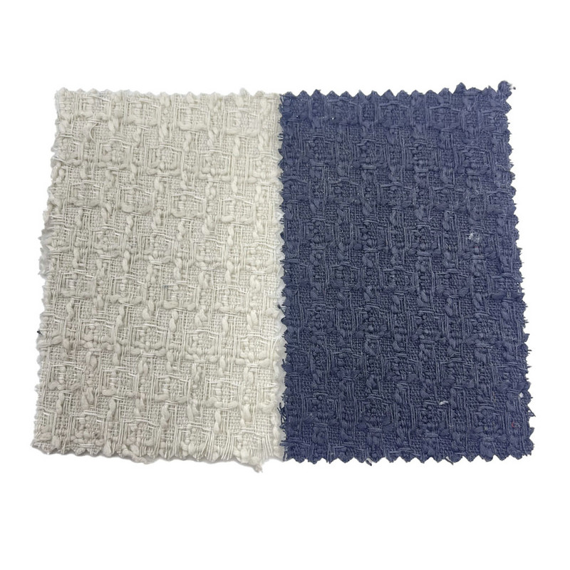 پارچه های پشمی پشمی چک سفید چک های برجسته برای کت 3786