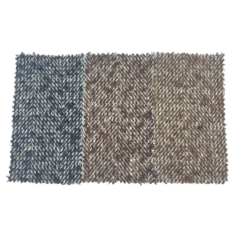 پارچه‌های توید پشمی قهوه‌ای ضخیم برس برای اثاثه یا لوازم داخلی 3787